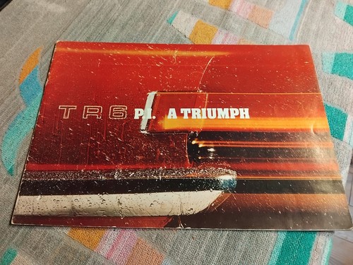 Triumph tr6 prospekt 1973 - tr6,