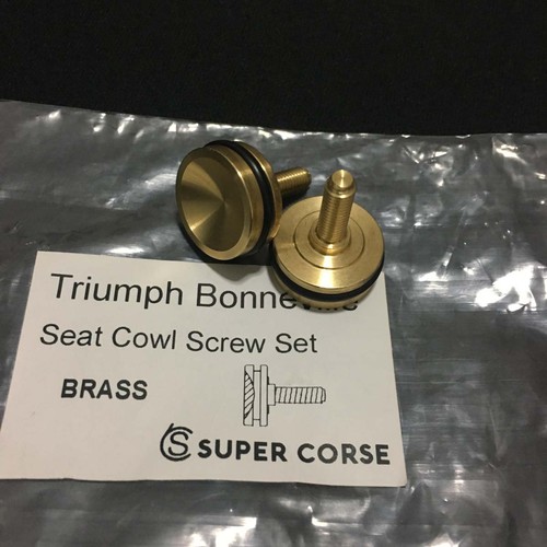 Brass seat cowl - seat, bolzen