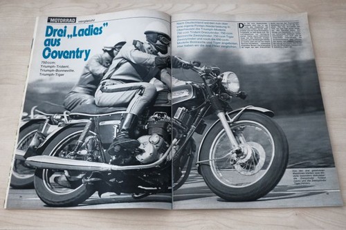 Motorrad 1973 triumph - motorrad, 12/1973