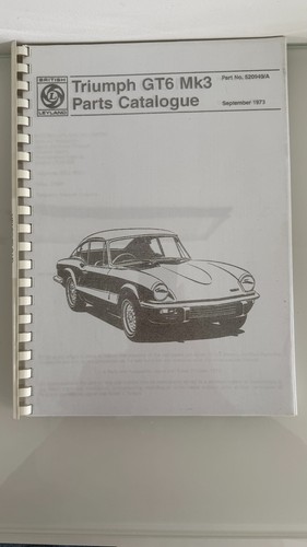 Triumph gt6 mk3 parts - gt6,