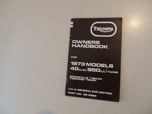 Triumph tiger 650 tr6rv - tr6rv, 1973