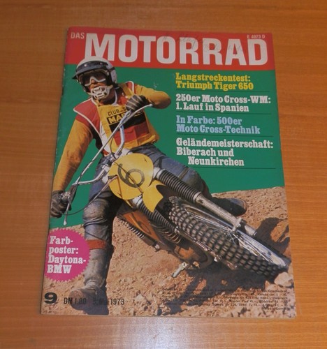 Das motorrad 1973 poster - 9/1973,,