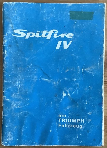 Triumph spitfire mk4 - triumph,