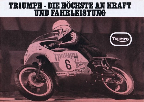 1973 triumph motorräder - triumph,