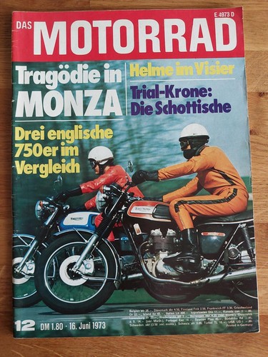 Motorrad 1973 triumph - motorrad,